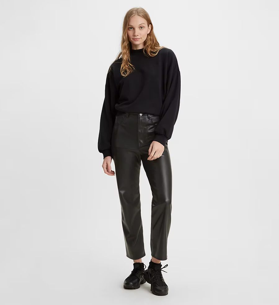 Faux Leather Ribcage Straight Pants | LEVI'S (US)