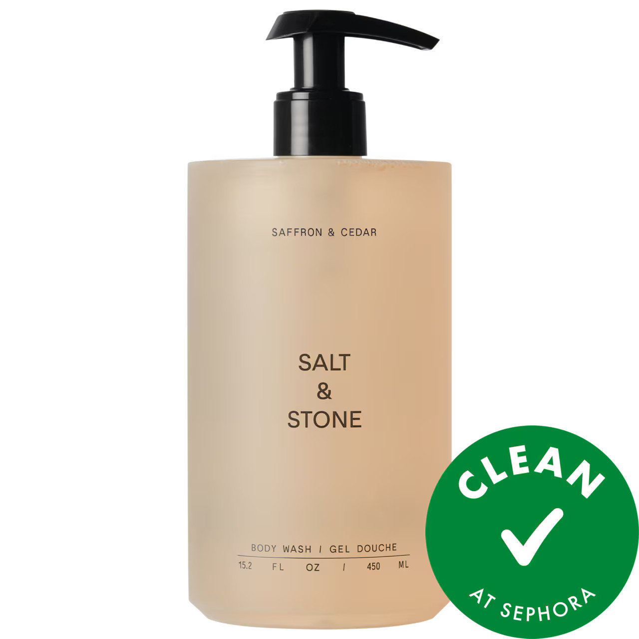 Salt & Stone Saffron & Cedar Body Wash with Niacinamide + Probiotics 15.2 oz / 450 ml | Sephora (US)