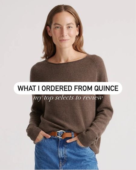 Quince top selects I’m ordering for review - full review to come soon 

Cashmere sweaters / knit sweaters / linen / striped sweater / maternity 

#LTKfindsunder100 #LTKbump #LTKworkwear