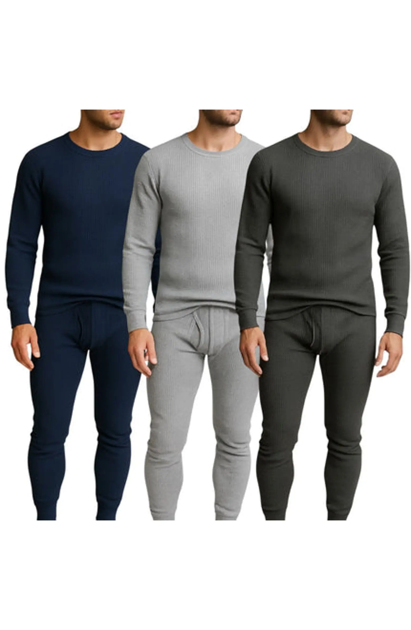 Men's 3 Pack Waffle Knit Thermal Loungewear Set | Nordstrom