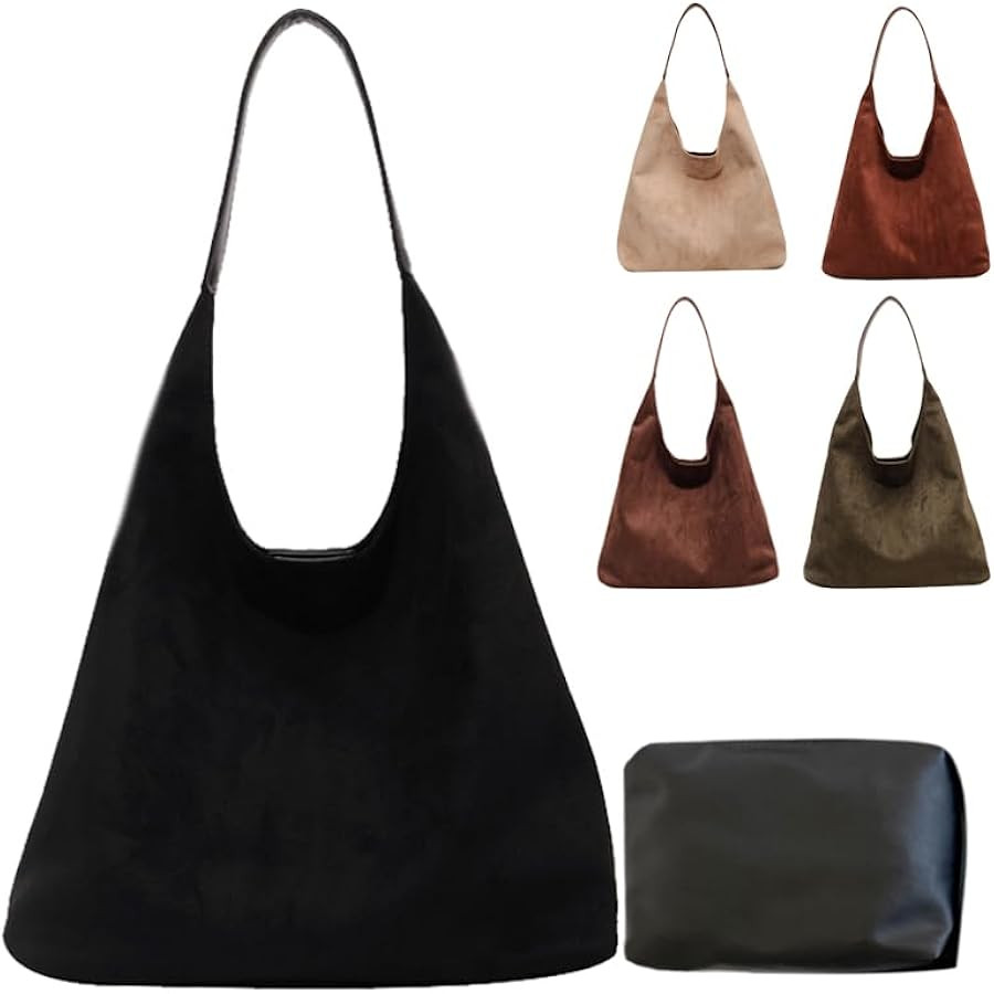 Suede Bags for Women 2024 New Suede Tote Bag for Women Suede Bag for Women Suede Purse Bag | Amazon (US)