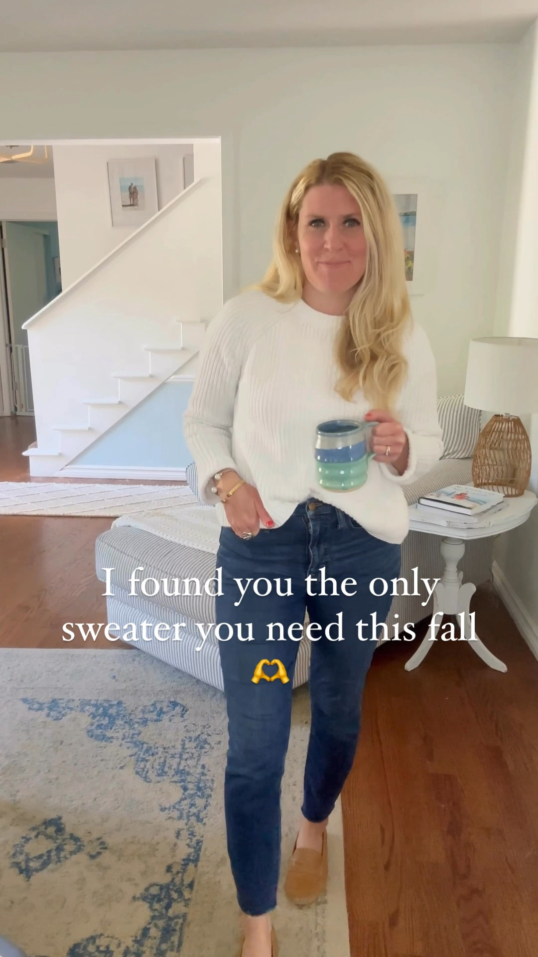 If you are looking for just one piece to add to your fall wardrobe it’s this Fisherman Crewneck sweater from @onequince . I’ve had it since early last spring and it’s become my favorite crewneck. It’s so so comfortable and looks great with everything! I’m wearing a size small in the ivory color but there are tons more color options. 



Fall style, fall outfit, crewneck sweater, fall sweater, Quince, classic style, sustainable style, preppy, preppy style, denim, denim jeans, loafers  

#LTKFindsUnder100 #LTKStyleTip #LTKSeasonal