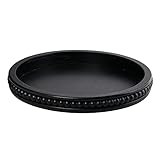 Creative Co-Op Farmhouse Decorative Wood Circle Hobnail Edge, Black Tray | Amazon (US)