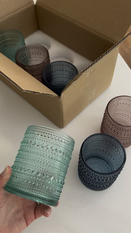 Amazon hobnail glasses (12oz) 6-pack for $25!

-you all sold out the others I shared so fast so had to find a new set for you all to test out! 



#LTKhome #LTKunder50