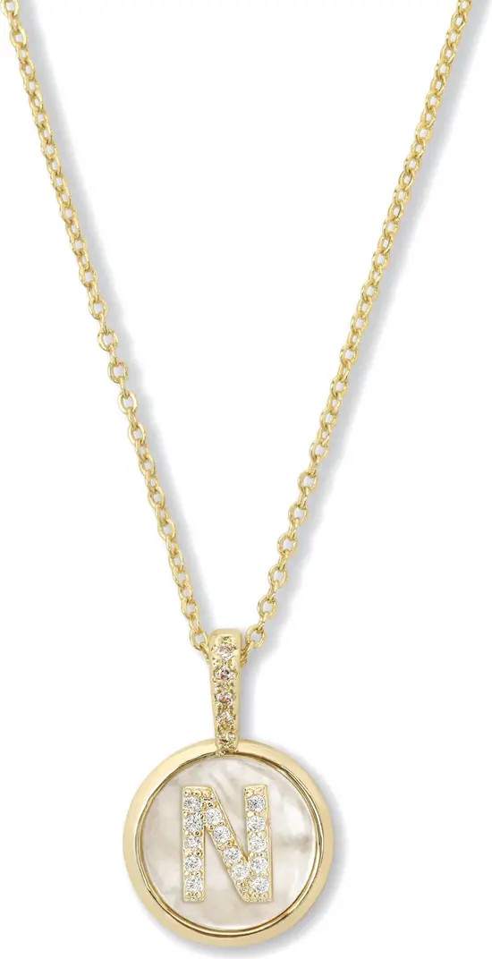 Melinda Maria Baby Love Letters Initial Pendant Necklace | Nordstrom | Nordstrom