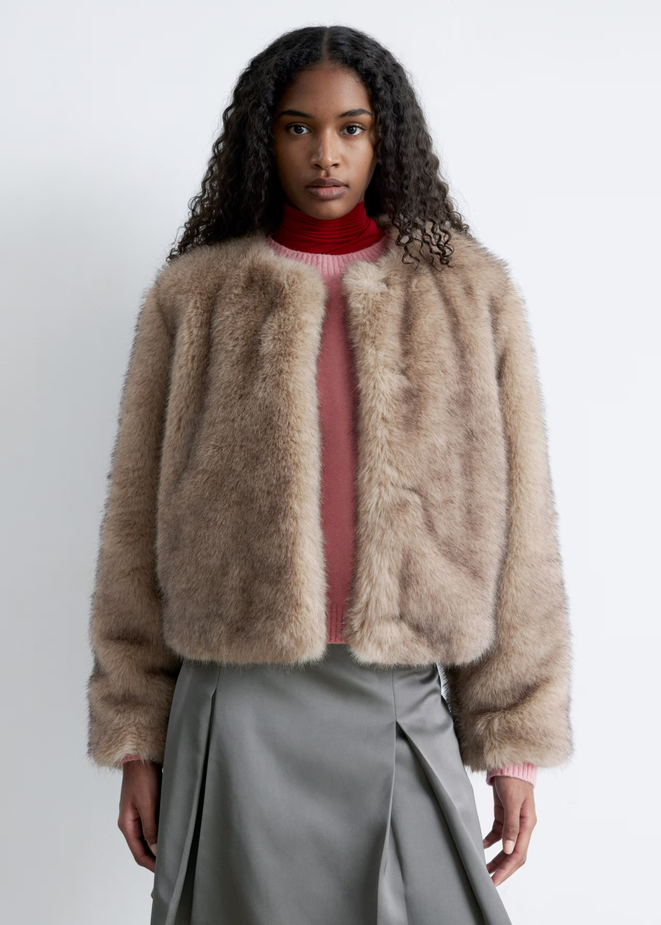 Short Faux Fur Jacket | & Other Stories UK