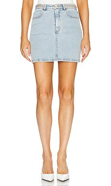 Generation Love Sydnee Skirt in Light Blue from Revolve.com | Revolve Clothing (Global)