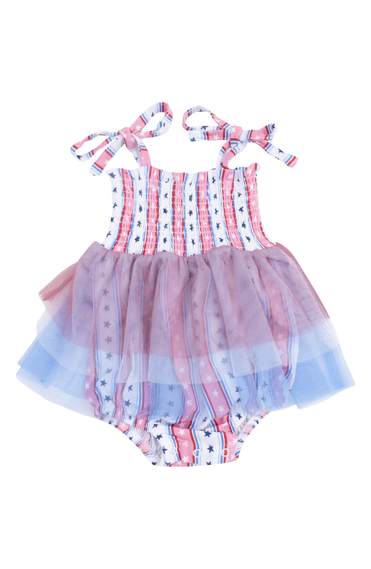 Angel Dear Stars & Stripes Tutu Skirted Bodysuit | Nordstrom | Nordstrom