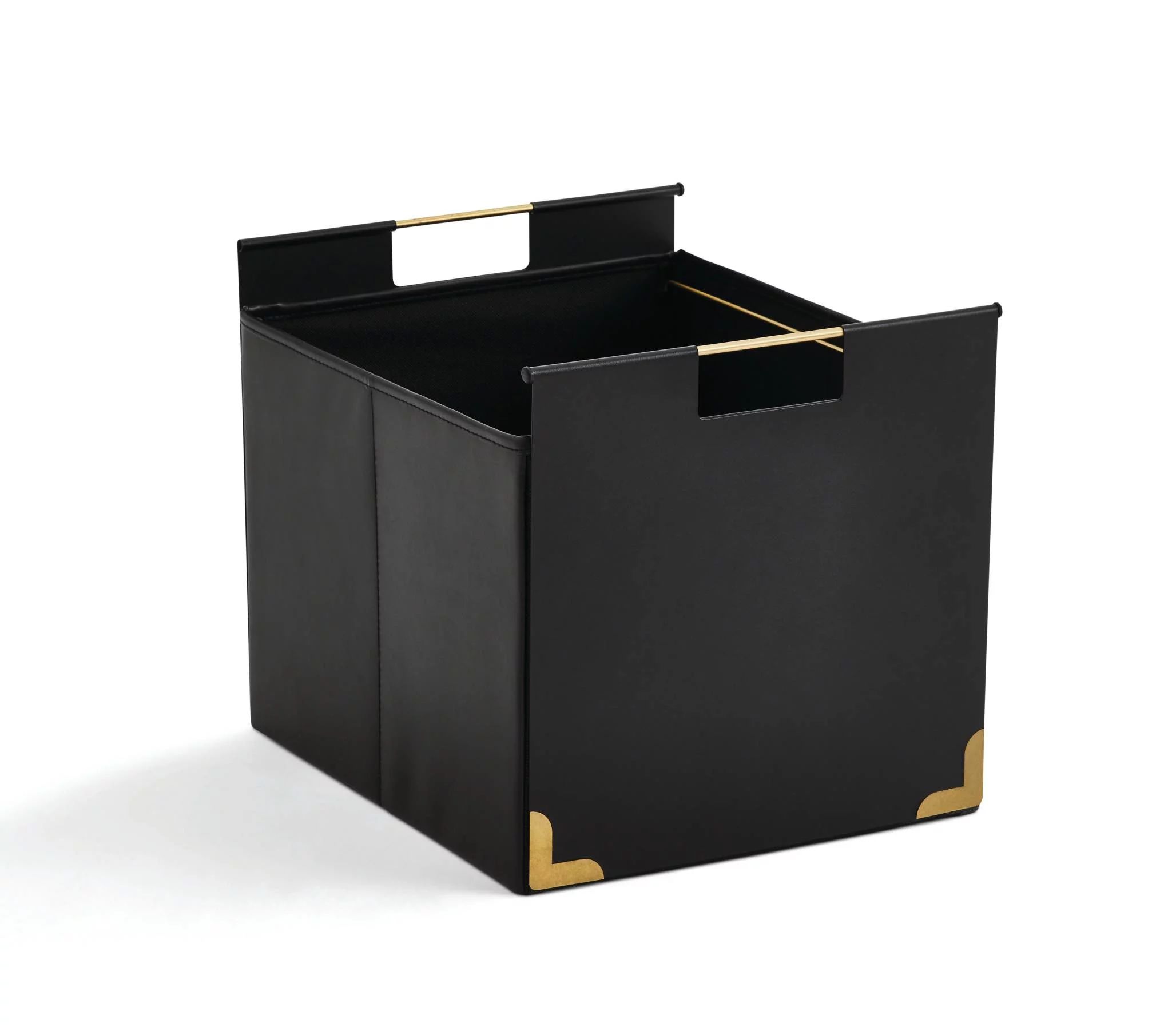 Better Homes & Gardens Metal file Cube Storage Bin(12.75" x 12.75") - Black 1 Piece for Adult - W... | Walmart (US)