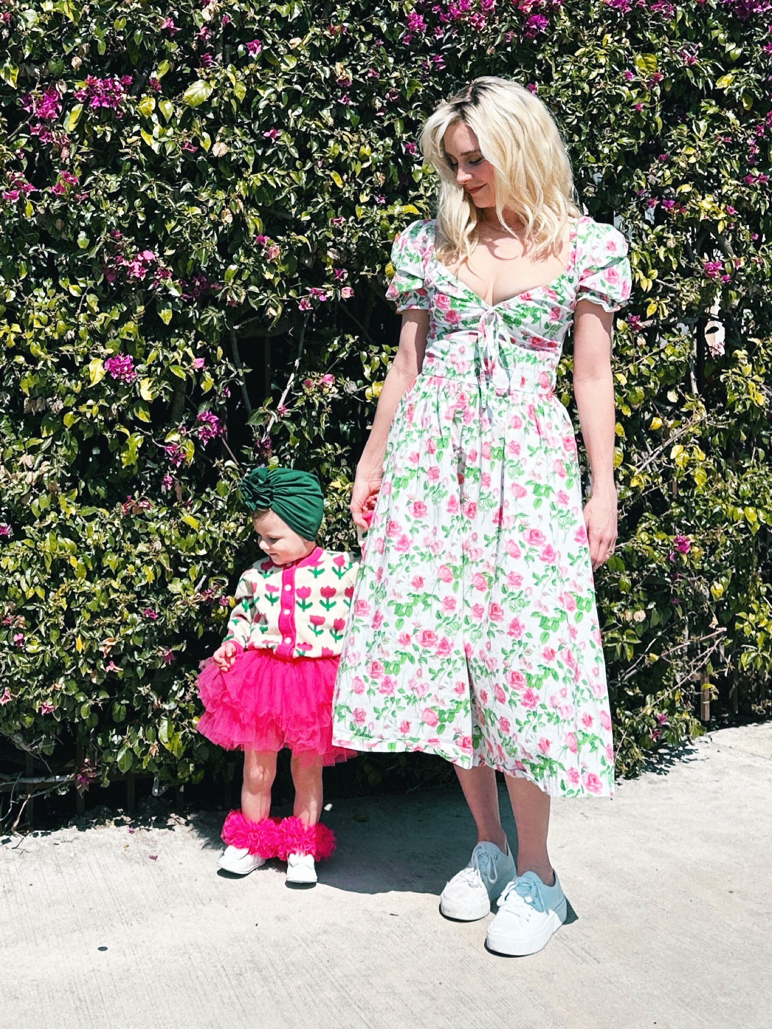 Mommy and Me 🌷 Spring has never looked so sweet. This is a mommy and me look that isn’t a set…sometimes the same fabric/same cut can look too matchy matchy. (Don’t get me wrong, I do own many exact styles too) I had this dress from last season and after dressing Lady, I went to the closet and this was the perfect color AND flower combo! Be sure to tag me in your Mommy and Me spring looks and comment below!!!

#LTKkids #LTKstyletip #LTKSeasonal