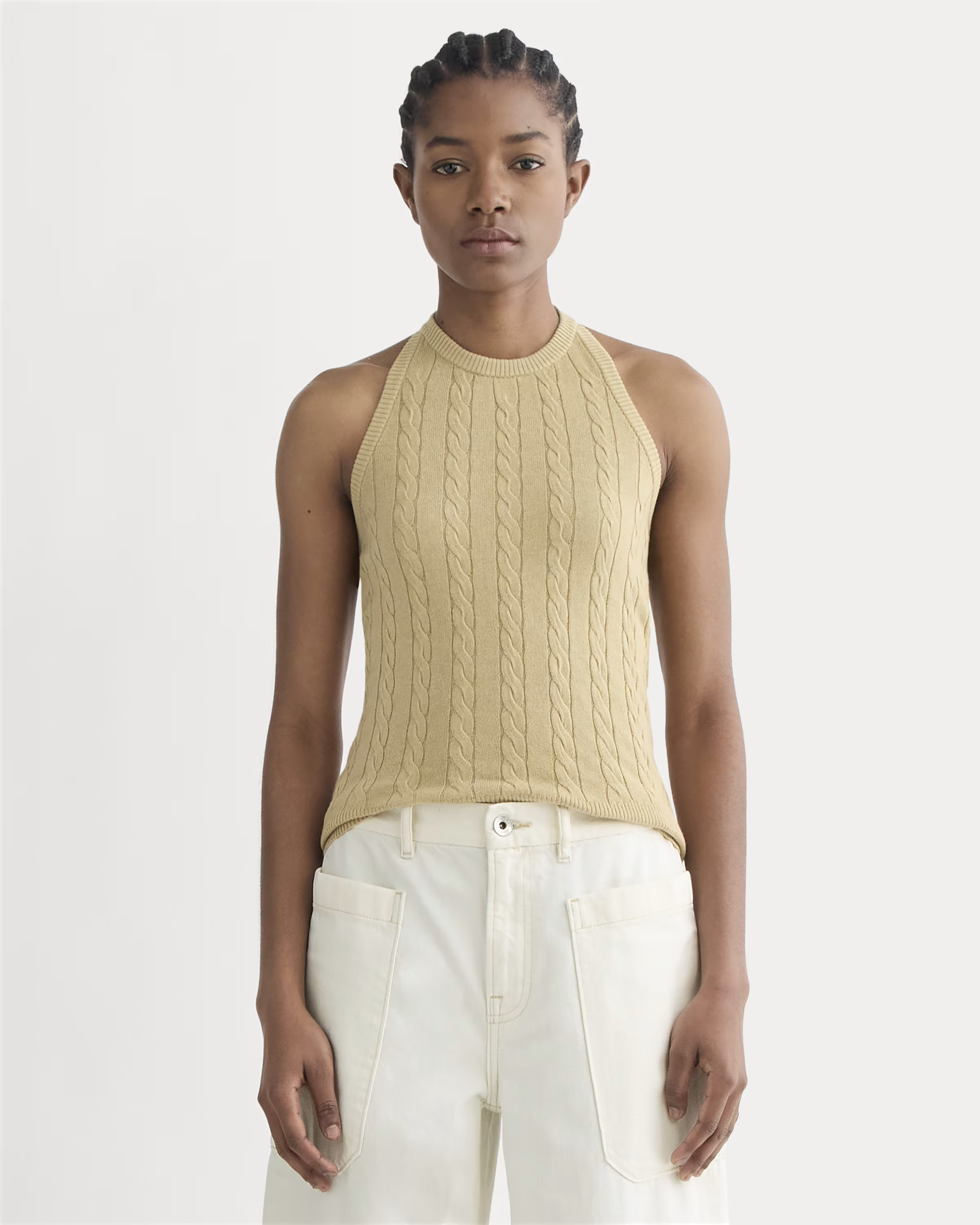 The Cable Halter in Cotton Cashmere | Everlane