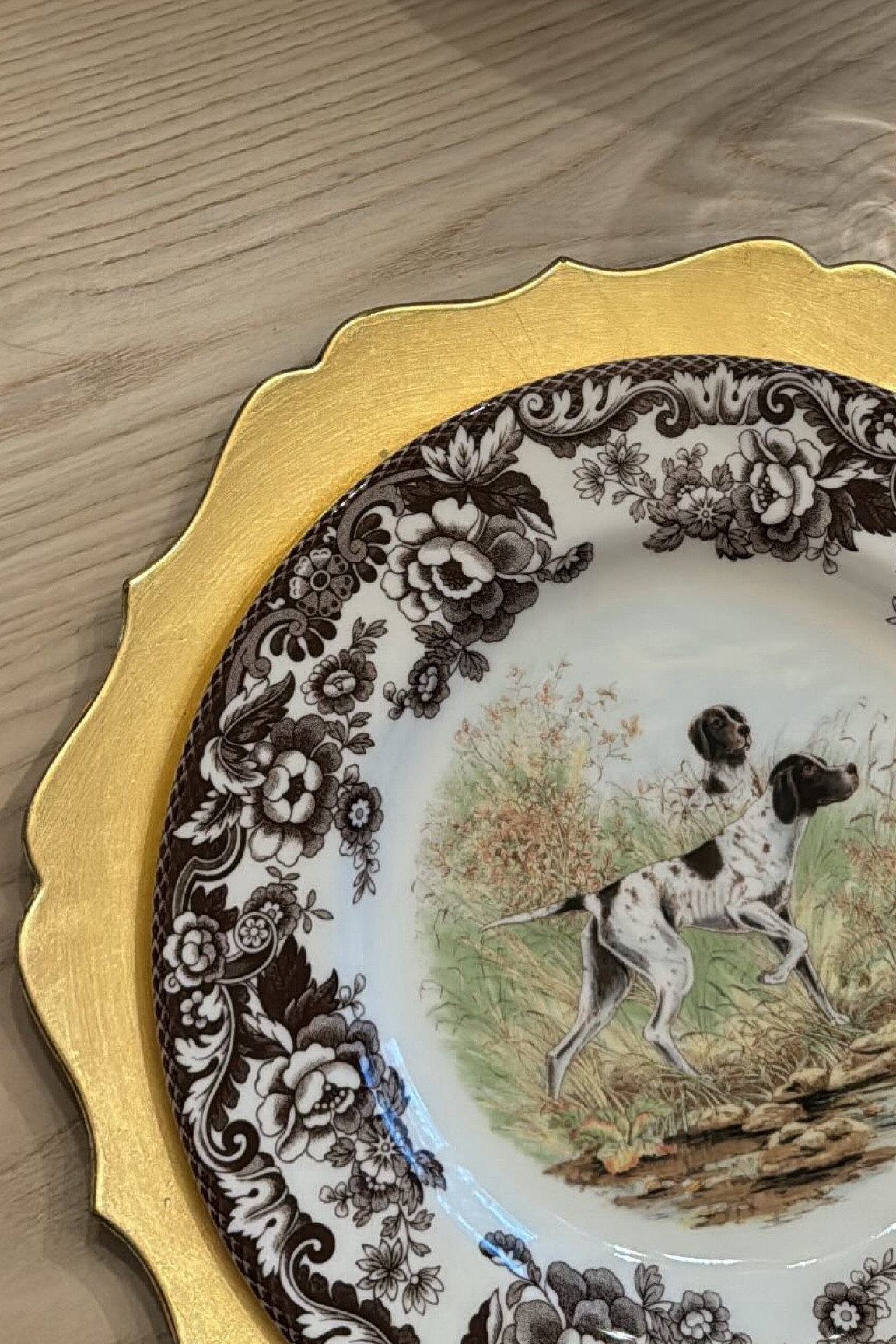Spode dinner plates 