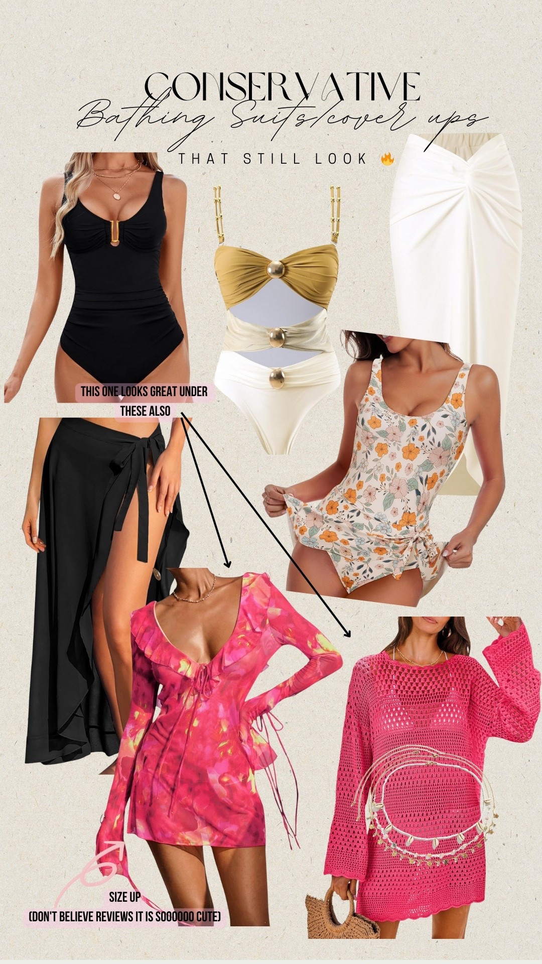 Amazon Finds ✨ (all true to size) #AffordableSwimwear #Amazon #Conservative

#LTKTravel #LTKFindsUnder50 #LTKSeasonal