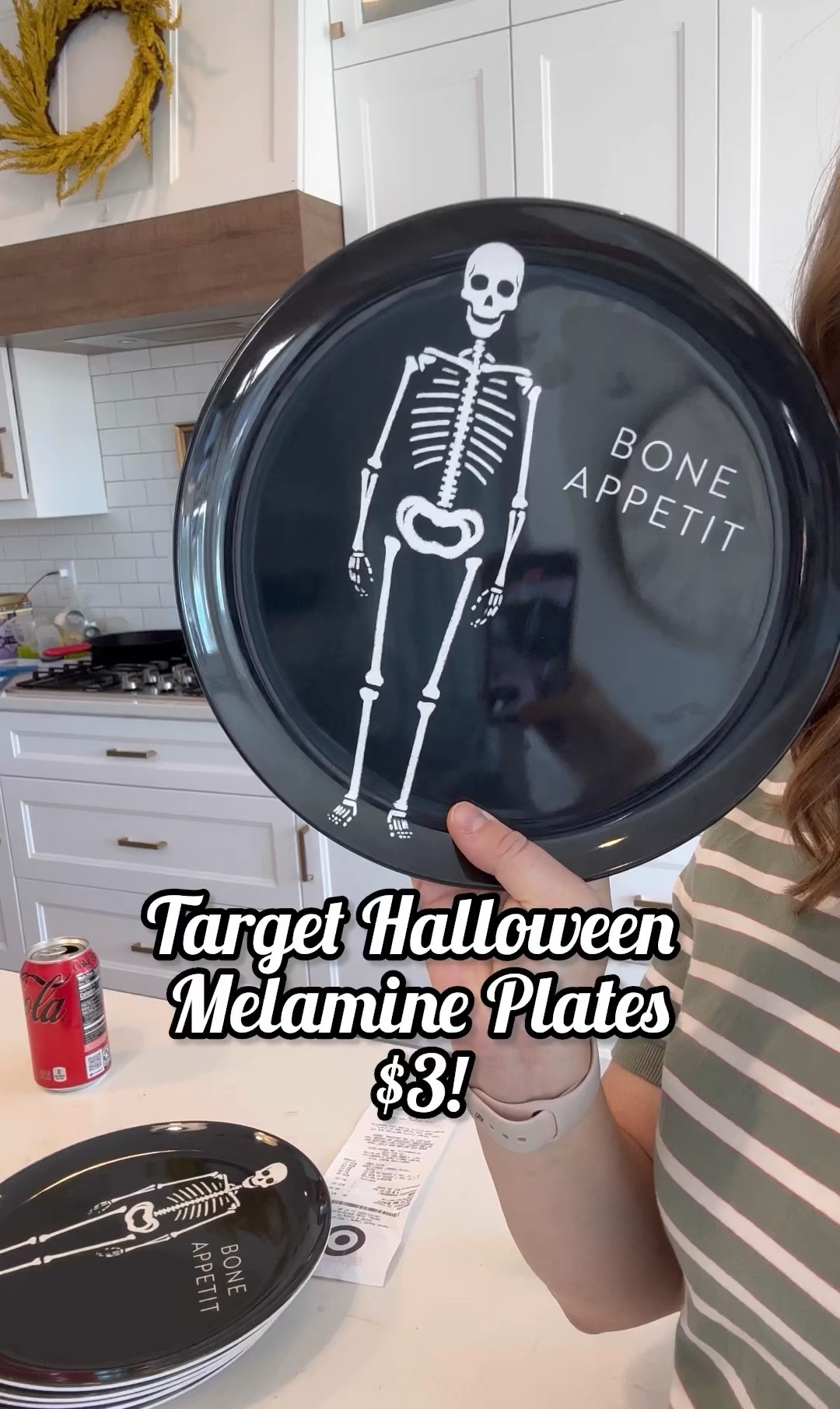 $3! Festive. Simple. Cute. My kids can't break. What more could I ask for?! We love the speciality melamine plates that Target does at major holidays. These Bone Appetit ones are full size and  👌🏻 💀 . Several other options linked below (just note the pumpkin & bat are smaller sizes due to their shape)

#LTKfamily #LTKHalloween #LTKkids