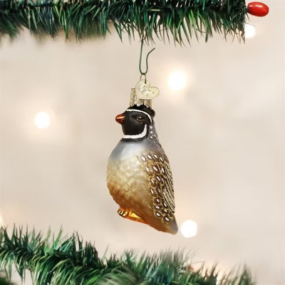 Old World Christmas Glass Blown Ornament for Christmas Tree, Partridge | Target