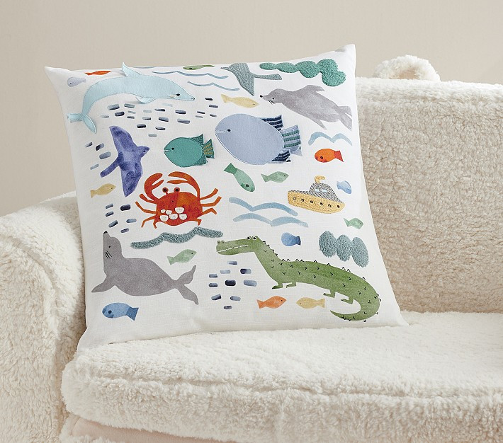 Sea Story Pillow | Pottery Barn Kids