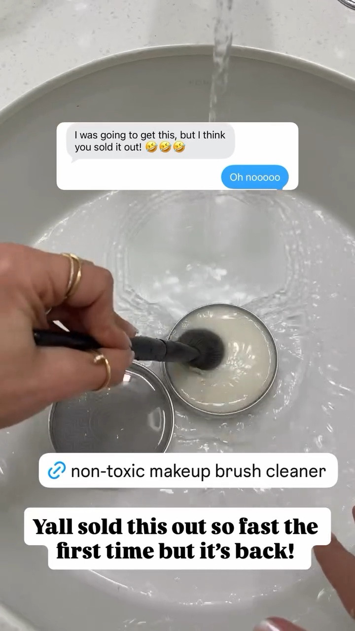 Yall sold this out so fast the first time but it’s back! You will love this makeup brush cleaner! Non-toxic and really gets brushes clean. 

#LTKBeauty #LTKTravel #LTKPetite