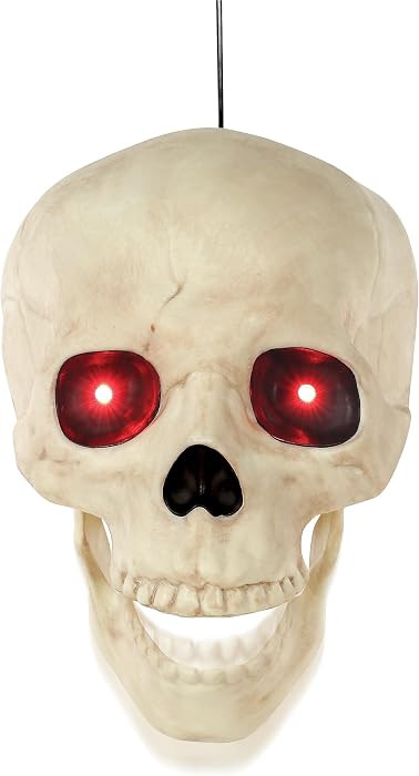 Crazy Bonez Animated Skull with Light and Sound | Amazon (US)