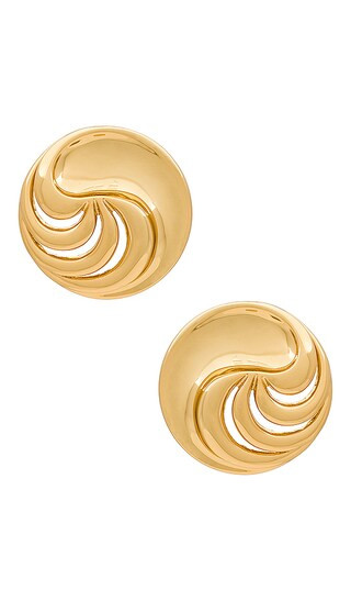 Leila Stud Earring in Gold | Revolve Clothing (Global)