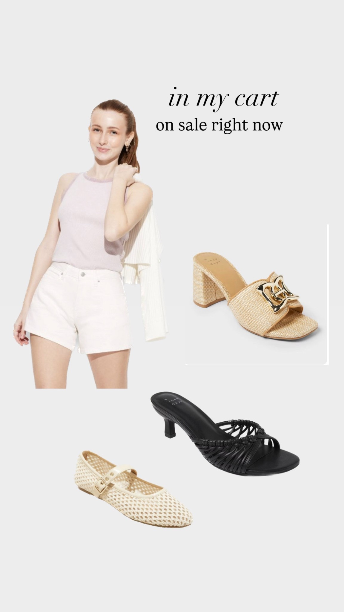 Target shoes on sale! Along with white denim shorts and my favorite new swimsuit for summer 

#LTKFindsUnder50 #LTKSaleAlert #LTKFestival