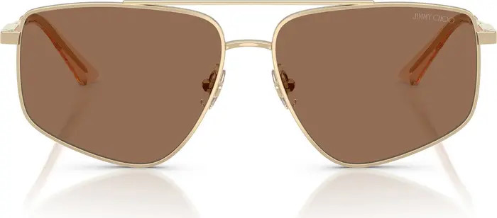 Jimmy Choo 58mm Pilot Sunglasses | Nordstrom | Nordstrom