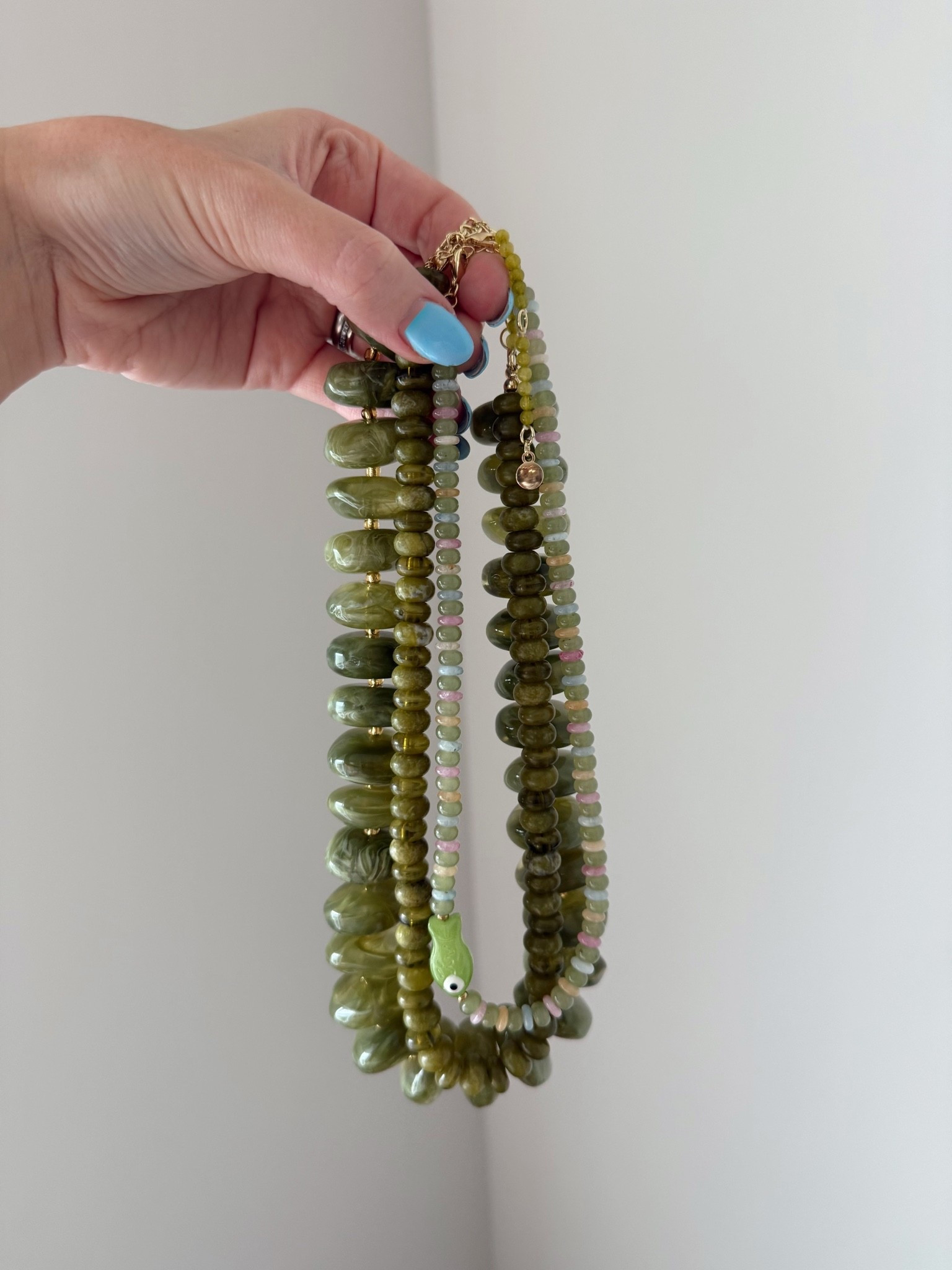 Taking my beaded necklaces right into fall🍂 can you tell I’ve got a color crush??