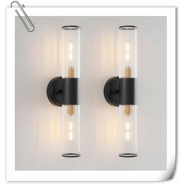 Delyn Brass LED Plug-in Armed Sconce | Wayfair North America