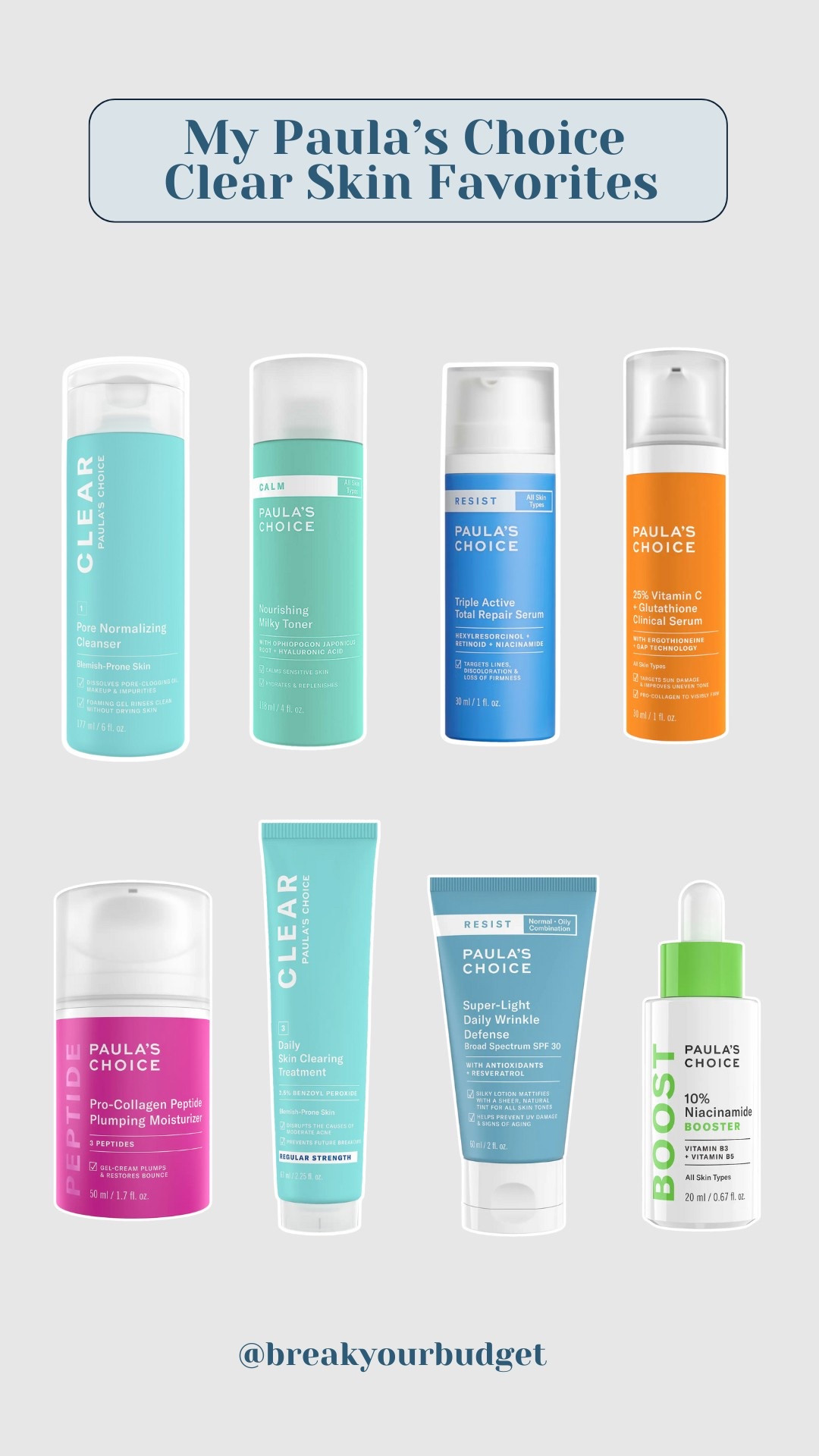 You all know I'm a devoted Paula's Choice fan! But out of all their products, these are my absolute favorites #Paula‘sChoice #SkinCare #SkinCareLover #AcneProneSkin #SkinRoutine #BreakYourBudget

#LTKBeauty