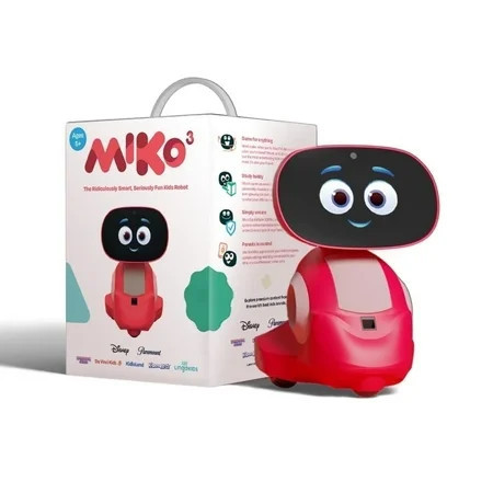 Miko 3 AI Robot for Kids – Smart Educational & STEAM Learning Robot with Interactive Apps, Games, Stories & Activities | Ideal Birthday Gift for Girls & Boys Ages 5–10 | Red | Walmart (US)
