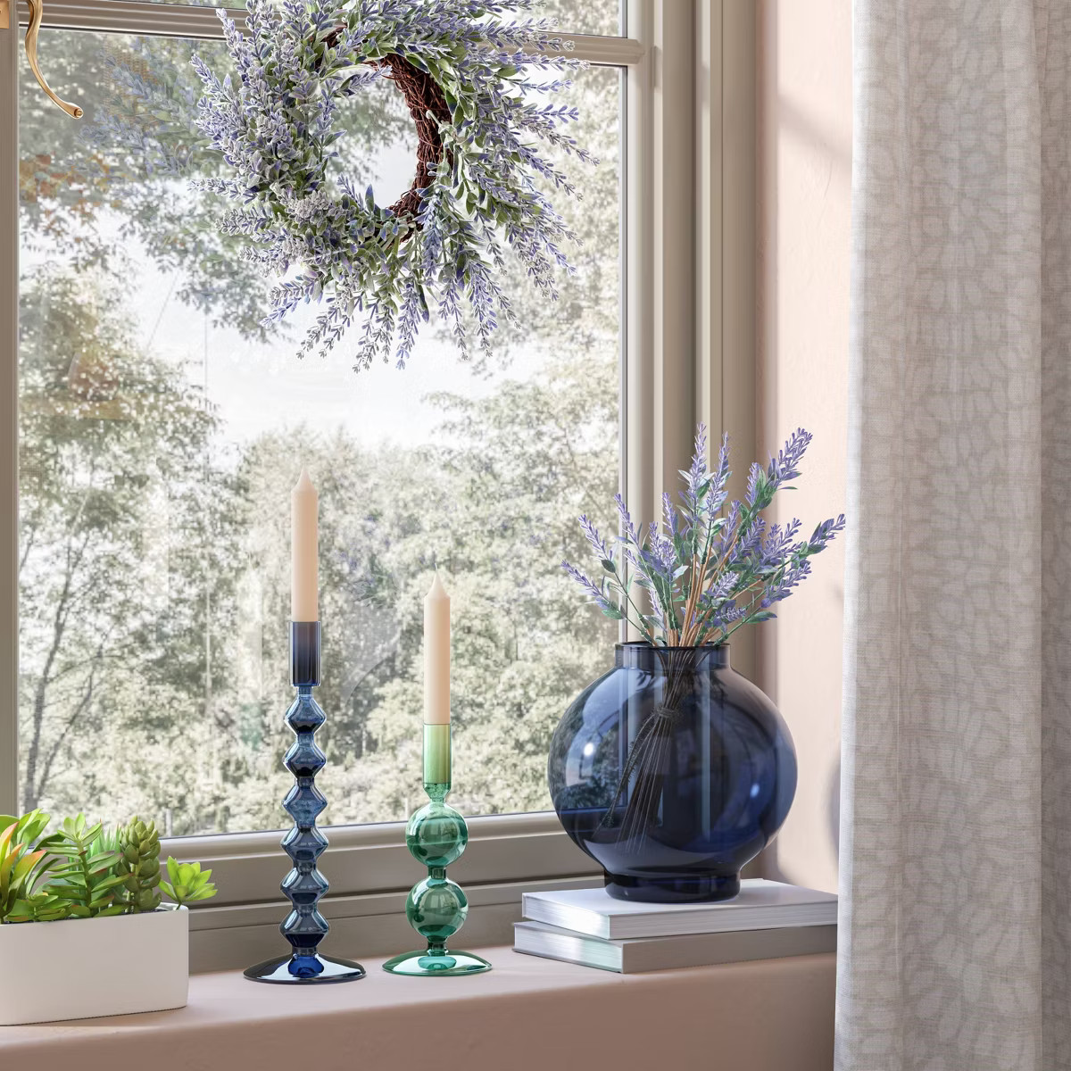 Round Modern Glass Vase - Threshold™: Decorative, Watertight, Hand Wash, Tabletop Display | Target