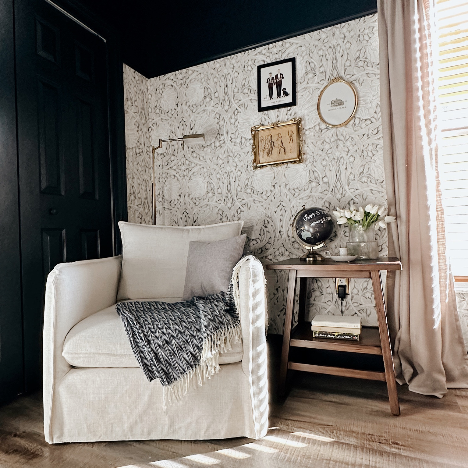 home office corner inspo 🛋️ #target #ltktarget #armchair #accentchair #readinglamp #sidetable #wallpaper #morris&co #ltkaccents #ltkstyle #homeinterior #interiors #decor

#LTKGiftGuide #LTKsalealert #LTKhome