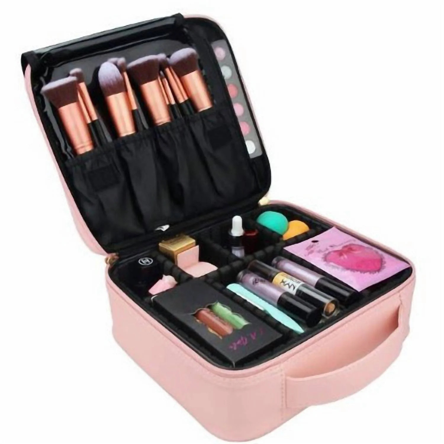 Cosmetic Makeup Travel Case In Pink | Shop Simon