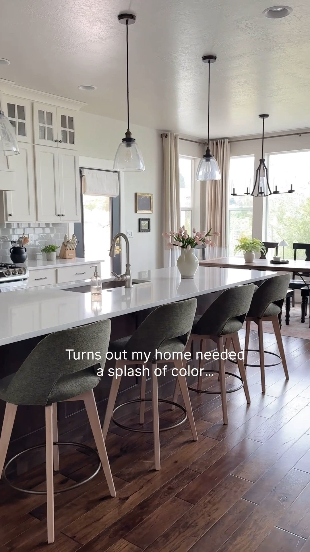Shop my kitchen update- these beautiful green chairs from Amazon.

#LTKHome #LTKSaleAlert #LTKmomlife
