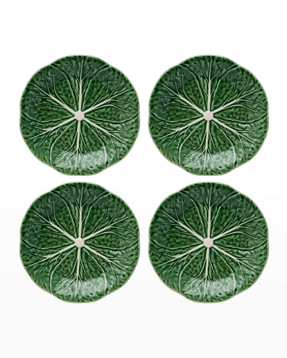 Cabbage Dessert Plates, Green - Set of 4 | Neiman Marcus
