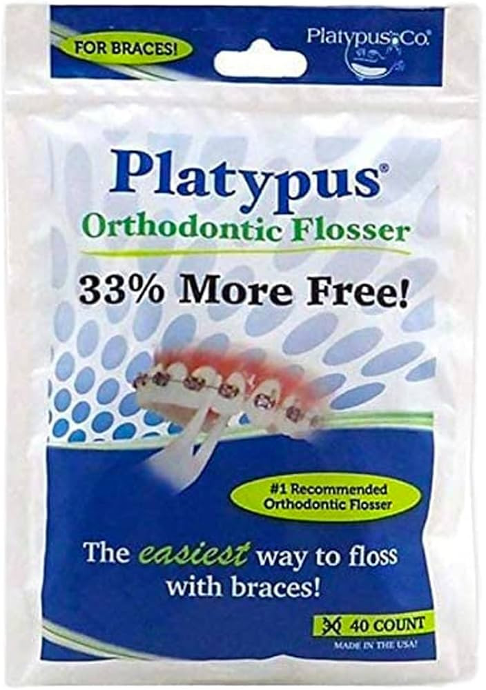 Platypus Orthodontic Flossers for Braces | Ortho Picks for Adults & Kids | Fits Under Arch Wire |... | Amazon (US)