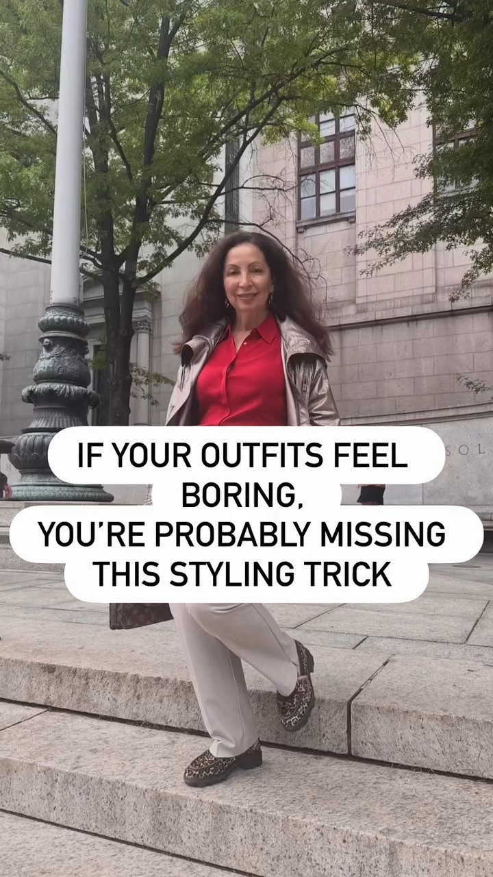 If your outfits feel boring, you’re probably missing THIS styling trick 👇

Most women think they need more clothes.
Wrong. You need more balance in your outfit.

Why this look works:
✨ A bold color creates a focal point
✨ Soft neutrals make it look polished
✨ Texture adds an expensive feel
✨ A touch of print keeps it interesting

The styling trick?
Mix 1 statement piece + elevated basics + texture.

That’s how you look chic without trying too hard.

Save this for the next time your outfit feels “blah.” ❤️

Need help creating outfits that flatter YOUR body and lifestyle?
DM me “STYLE”

#LTKOver40 #LTKSeasonal #LTKActive
