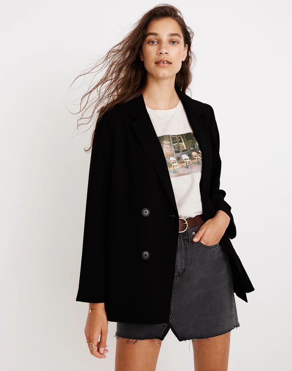 Caldwell Double-Breasted Blazer | Madewell