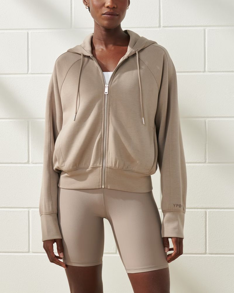 YPB neoKNIT Full-Zip Hoodie | Abercrombie & Fitch (US)