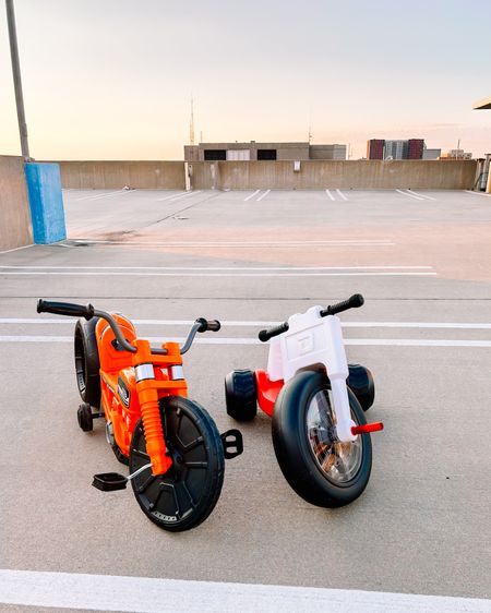The best ride on toys for kids 3-5!

If you want self power or motor there is an option for you.

The Droyd Romper trike is electric and offers 2 speeds making it so fun for kids to drive.

The little tikes motorbike is also a great choice with a sleek motorcycle design! 

You can’t go wrong with either this holiday season! 

#LTKkids #LTKfamily #LTKGiftGuide