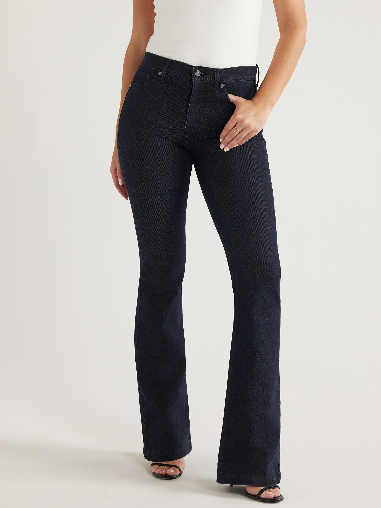 Sofia Jeans Women's and Women's Plus Melissa Flare High Rise Jeans, Sizes 00- 28W | Walmart (US)