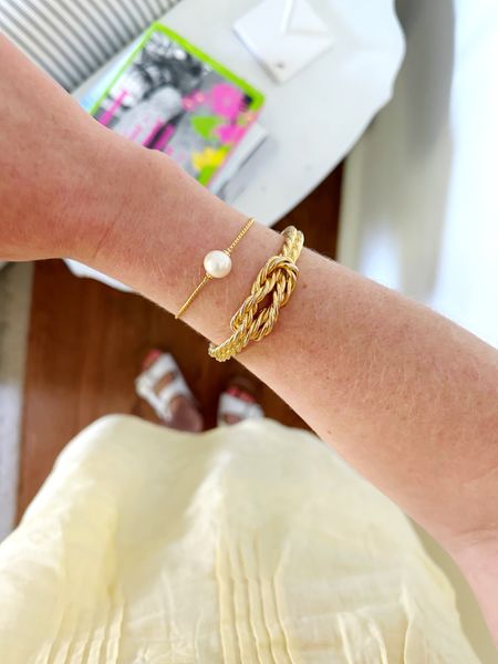The most perfect nautical stack 💛

Pearl, pearl bracelet, nautical bracelet, jewelry, coastal, knot bracelet, Kiel James Patrick 

#LTKSeasonal #LTKStyleTip #LTKFindsUnder100