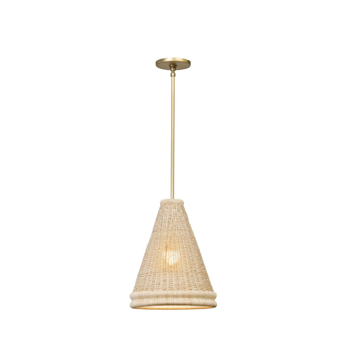 Riata Pendant-Light Raffia | Wayfair North America