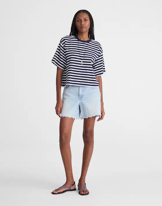 The Easy Crewneck Short-Sleeve Tee | Madewell