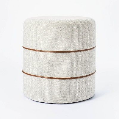 Catalina Mudcloth Round Ottoman - Threshold™ designed with Studio McGee | Target