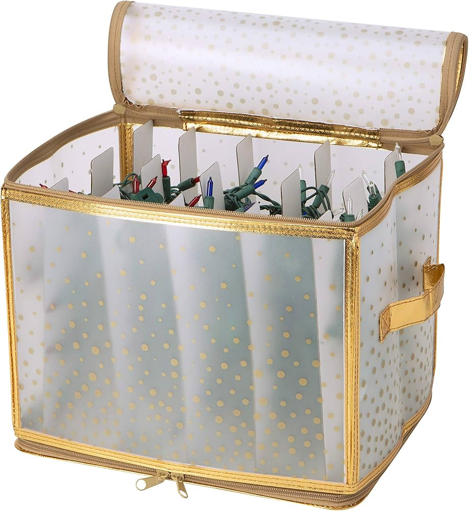 Simplify Holiday Light Organizer Box | Holds 500 Lights | Christmas Storage | Tree String Lights | 5 | Amazon (US)