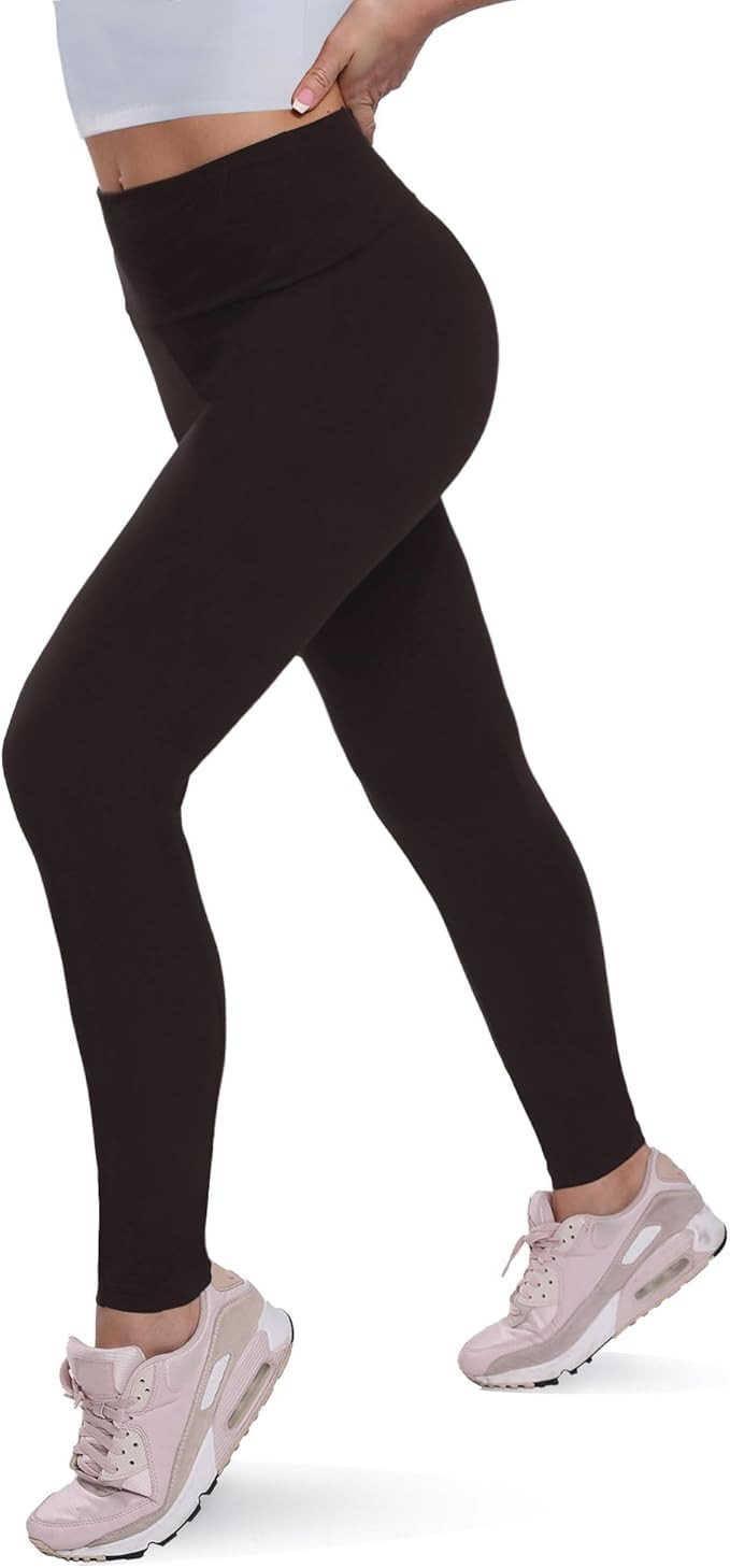 QGGQDD Fleece Lined Leggings Women - Soft Tummy Control High Waisted Winter Thermal Warm Yoga Pan... | Amazon (US)