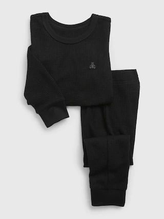 babyGap 100% Recycled Waffle PJ Set | Gap (US)