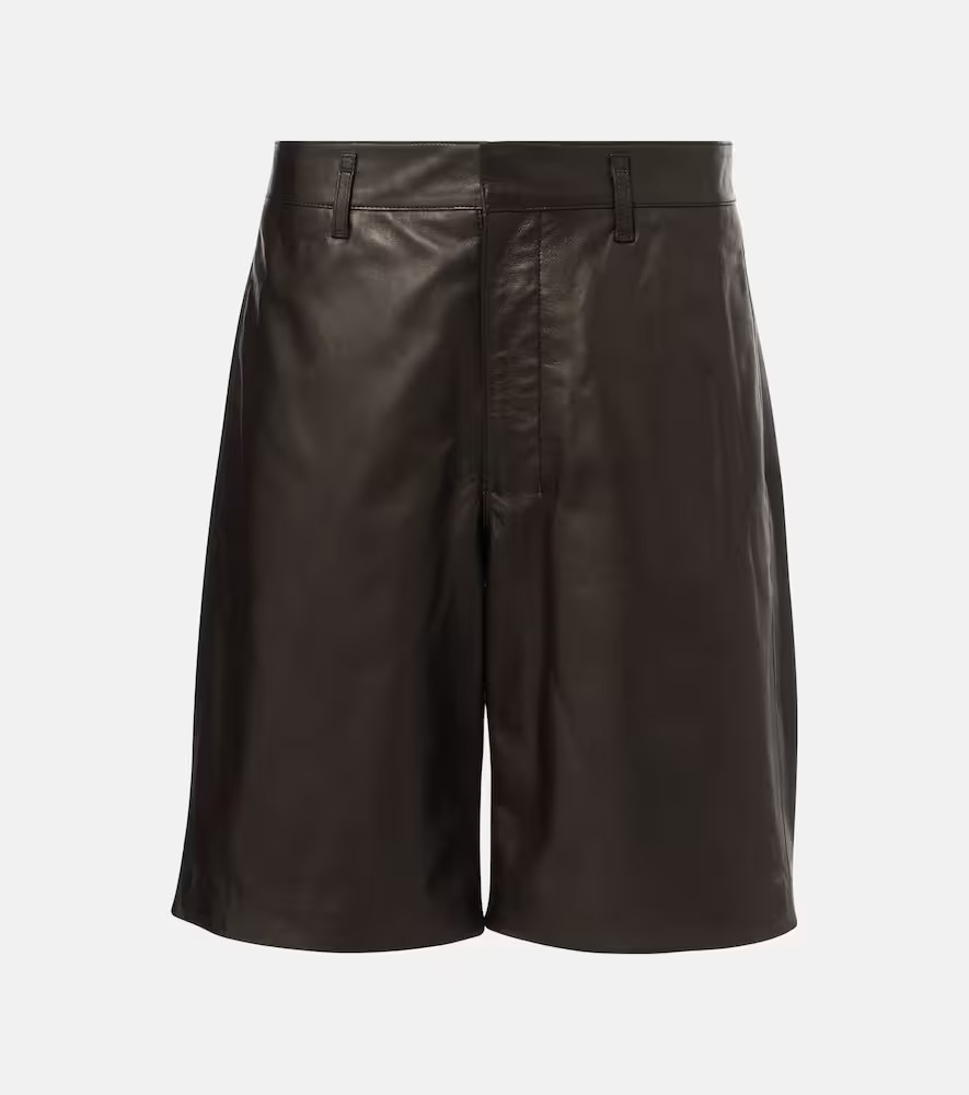 Lemaire Leather shorts | Mytheresa (US/CA)