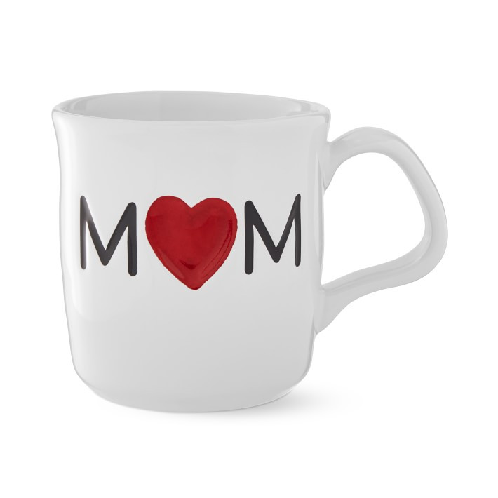 Mom with Heart Coffee Mug | Williams-Sonoma