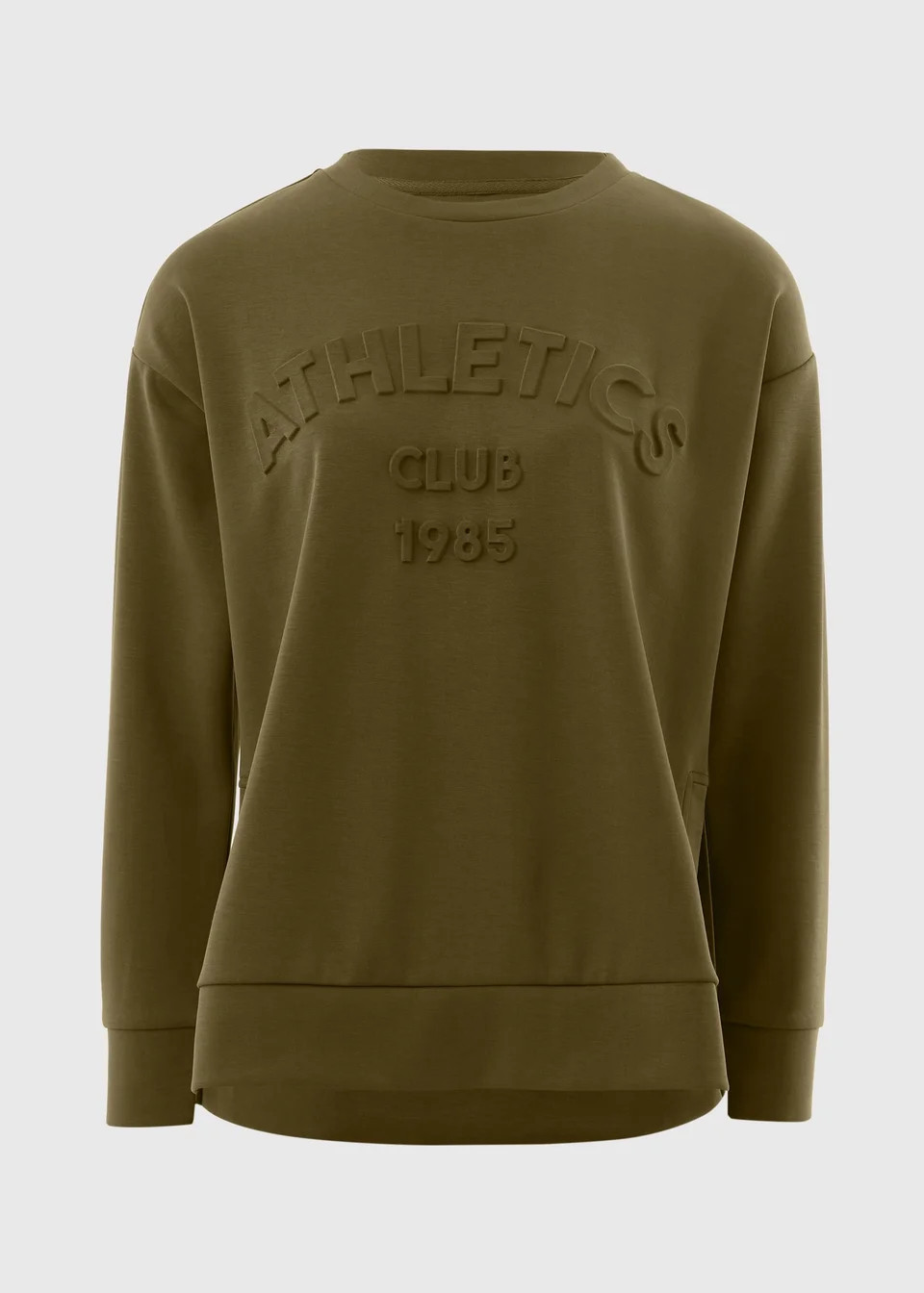 Souluxe Khaki Slogan Sweatshirt | Matalan (UK)